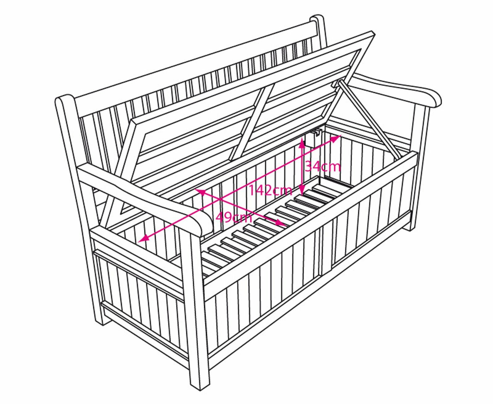 Teak Kussenbank Windsor | 150 breed | 3 Persoons Tuinbank - SB036