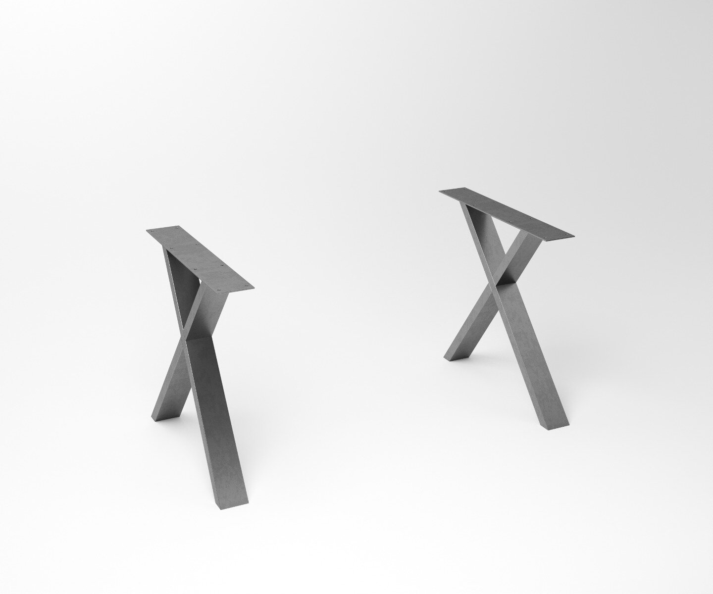 Notenhouten Eettafel Tusk | Fineline Frame Industrial