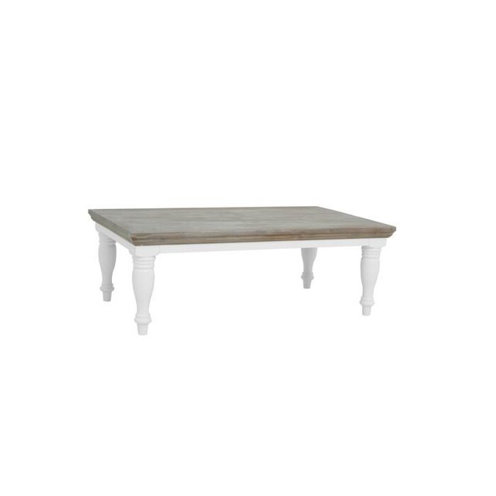 Fleur Koffietafel | Wit | 130x75x45 - TWR-DD0029C