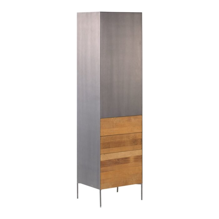 Pandora Cabinet 55x45x184 | 1 deur links + 3 laden - TWR-MX0015