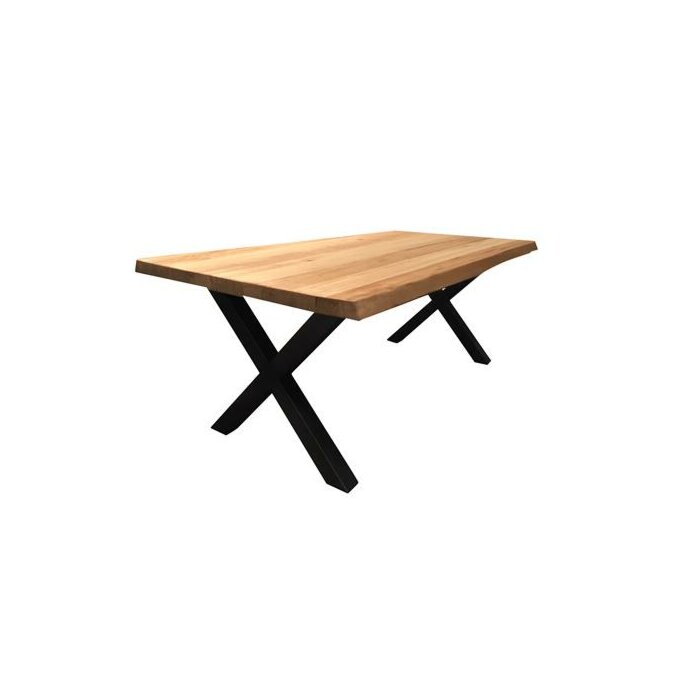 Xara Live-edge dining table 220x100 - top 5 - Naturel - TWR-NA0313-N