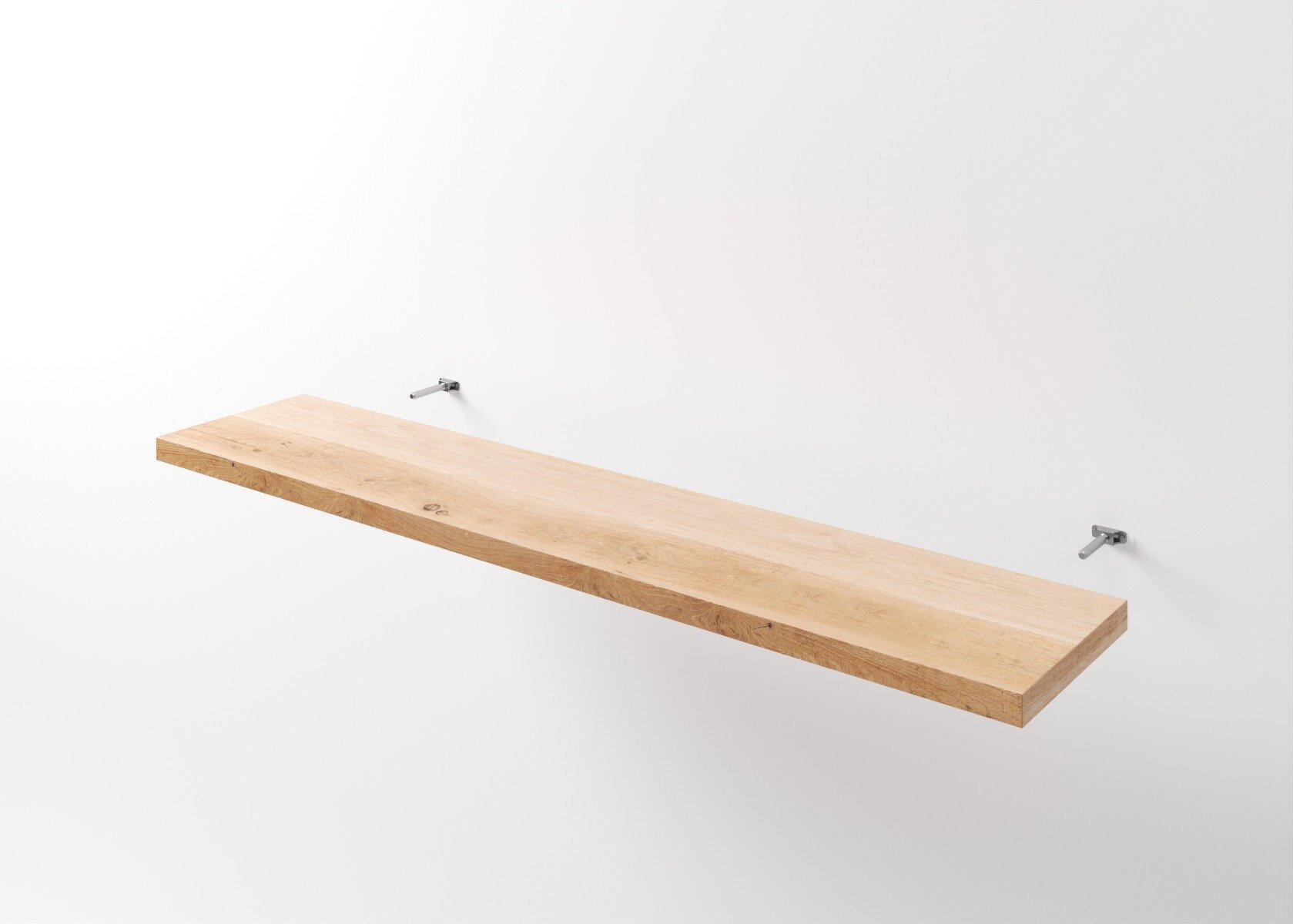 Manieren Ondenkbaar opslaan Eiken Wandplank kopen? Muurplank 40-440x20x3