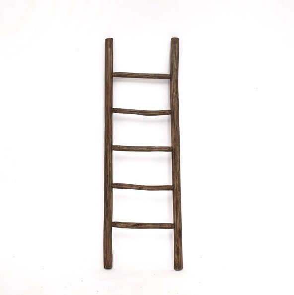 decoratie ladder | Rustiek bruin | 50x5x150