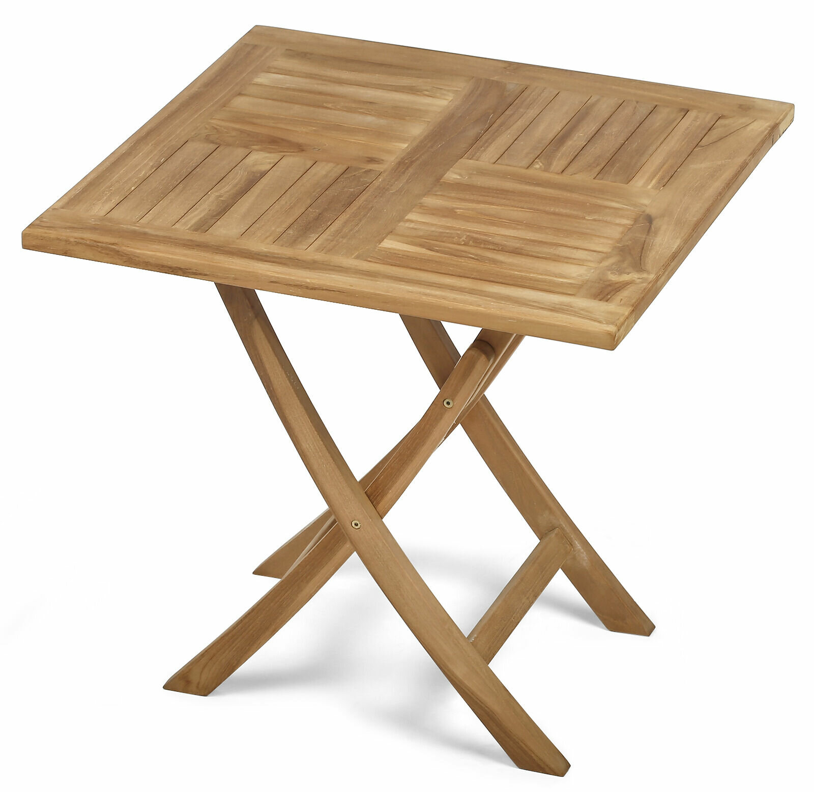 voedsel Verwaarlozing Gasvormig Teak Houten Klaptafel | 80x80x75 | Inklapbare Tuintafel