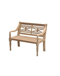 Teak Stationsbank | 100 breed | Gerecycled Teak - SAP-SB019-R
