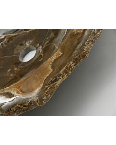 Caramel - Marmeren waskom - 55x55x13 - w16 052
