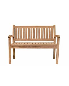 Teakea Beaufort Teakhouten Tuinbank twee Persoons - 120 breed  - 