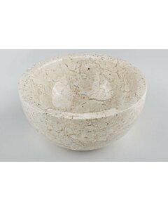 Fontein Waskom Wit Marmer | Blanco Mini |  - 30x12 - SBP-FP-CREME-30