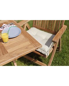 Teak Houten Tuintafel Inklapbaar | 70x70x75 - ST032 - B