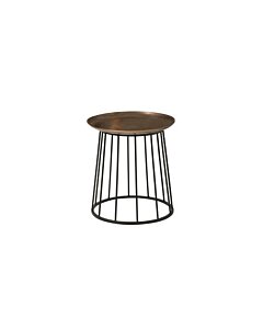 Iron bijzettafel | 41x41x43 - TWR-MG8663-A