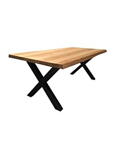 Xara Live-edge dining table 160x90 - top 5 - Naturel