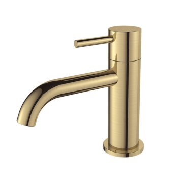 Regn fonteinkraan Geborsteld nikkel-Mat zwart-Geborsteld goud