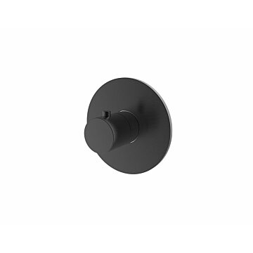 Regn losse inbouwthermostaat Gun metal black