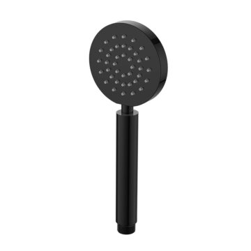 Regn handdouche rond Gun metal black