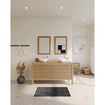 Tessa staande badmeubel, modern design in diverse kleuren met ruime opbergruimte.