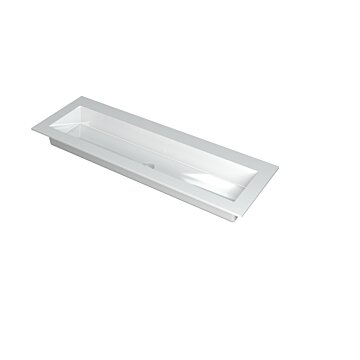 Ink Kraft meubelwastafel 140x45cm - zonder kraangat - Polystone glans wit