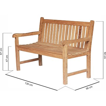 Windsor Teak Tuinbank | 130 breed - Fa055130
