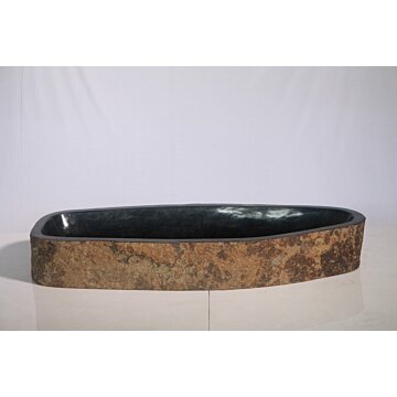 Natuurstenen waskom | DEVI-W20-220 | 104x43x15 - DEVI-W20-220