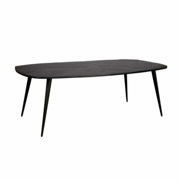 Giovanni Eettafel Mango Zwart| 220 x 110 x 78 - TWR-AL0022B