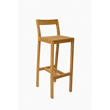 Teak Standenstoel Linda | RVS Beslag | 5 standen Verstelbaar - SC010