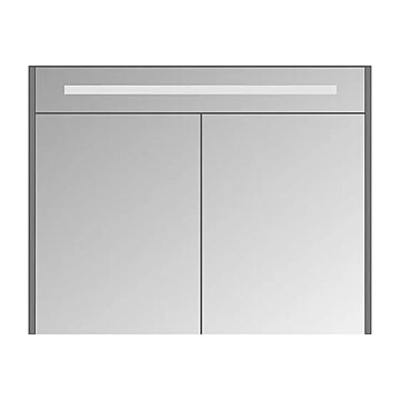 Premium | Spiegelkast met dubbel gespiegelde deuren | 140 cm - 3 deuren | 140 x 14 x 74 cm