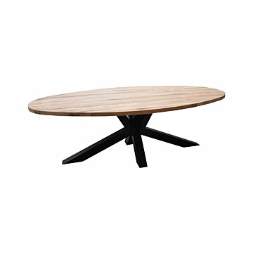 Andros | Ovale Matrix Eettafel | 220 x 100 x 77 cm