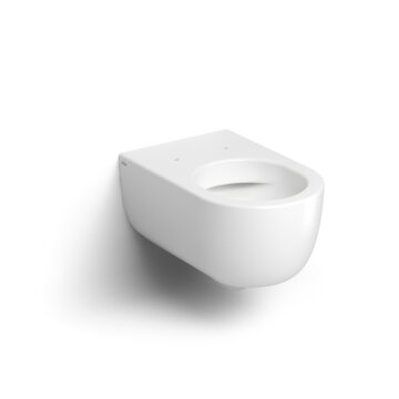 Clou - Hammock Randloze Wandtoilet 56cm, Mat Wit Keramiek