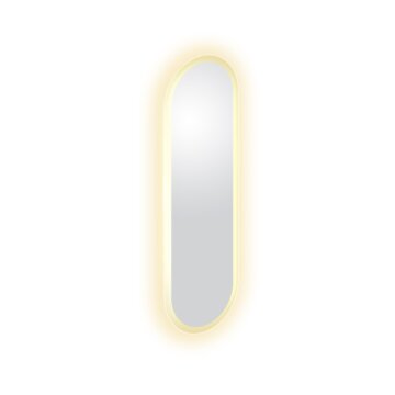 Clou - Look At Me Ovale Spiegel, Met 2700k Led-verlichting, Ip44, Satijnrand