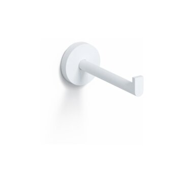 Clou - Flat Toiletrolhouder, Recht, Zonder Klep, Mat Wit