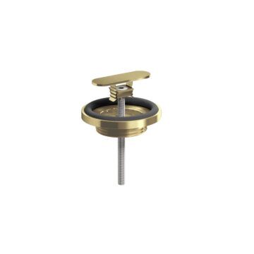 Clou - First afvoerplug en sifonaansluiting t.b.v. (New) Flush en fonteinen, goud geborsteld PVD