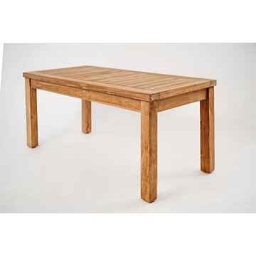 Teak salontafel tuin 100x50x45 zonder onderbladen