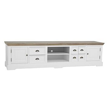 Fleur TV Meubel | Wit | 220x50x54 - TWR-DD0022C