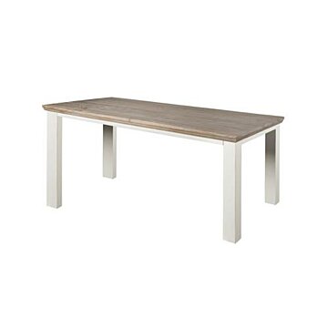 Fleur Eettafel | Wit | Vierkante Poten | 240x100x78 - TWR-DD0044C