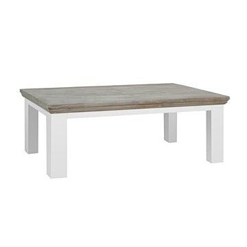 Fleur Koffietafel | Wit | Vierkante Poten | 130x75x45 - TWR-DD0045C