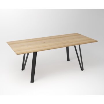 Eiken Tafel Facet | 246 Quatro Frame