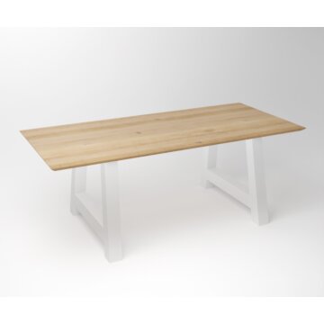 Eiken Tafel Facet | ( SHR ) Frame White