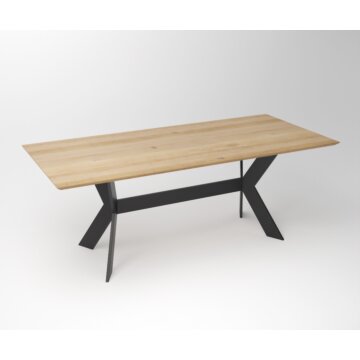 Eiken Tafel Facet | Rex Lang Exclusief Frame