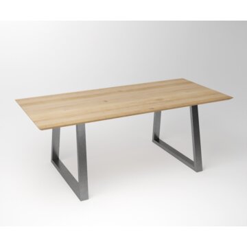 Eiken paneel Facet | Trapezium - Fineline Roestvrijstalen Frame