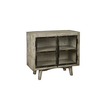 W/N & Iron Dressoir | 2 Deuren | 89x40x82 - TWR-IF0794