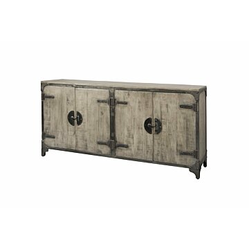 Basto Dressoir Grijs | 4 deurs | 180x40x89 ( H ) 