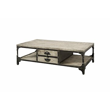 Basto Salontafel Grijs | 4 laden | 135x75x45 - TWR-IF1084