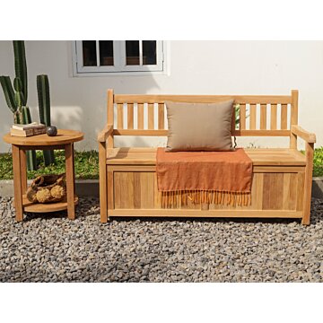 Houten Tuinbank Teakea | Opbergbank 150 cm breed