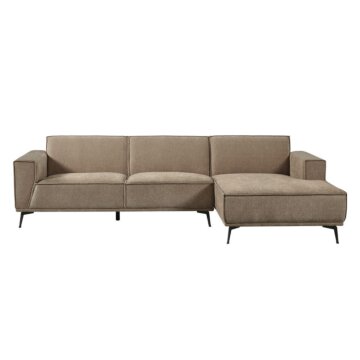 Leeds 2,5-zits + chaise lounge (280 x 156 cm) | Color = city 453 moss grey