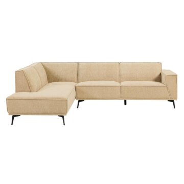 Leeds 2,5-zits + voetenbank (217 x 268 cm) | Kleur = city 120 beige