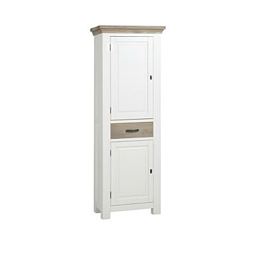 Parma Kabinet | Wit | 2 Deuren | 1 Lade | 70x40x195