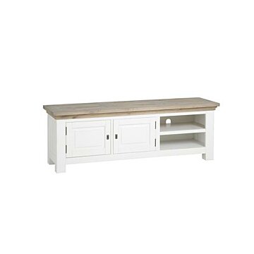 Parma TV Meubel | Wit | 2 Deuren | 160x40x55
