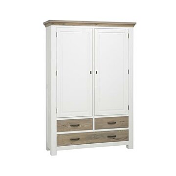 Parma Kabinet | Wit| 2 Deuren | 3 Laden | 140x45x200