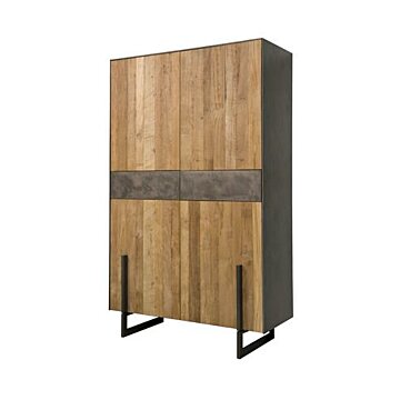 Ora Kabinet | 4 Deuren | 2 Laden | 112x45x182 - TWR-MX0034