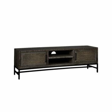 RENEW CARINI  BLACK | TV Meubel 2 Deurs | 160X40X50