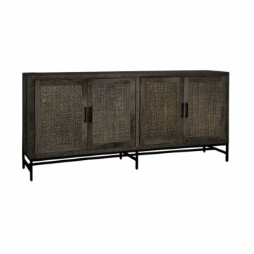 RENEW CARINI BLACK | DRESSOIR WANDMEUBEL | 200X45X90 - TWR-NA0062B